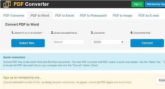 ТОП кращих онлайн конверторів з PDF в Word